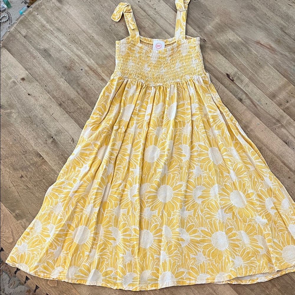 Sunflower Print Dress